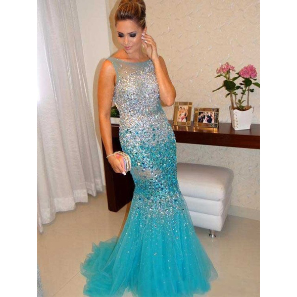 Princess Prom Dress Turquoise
